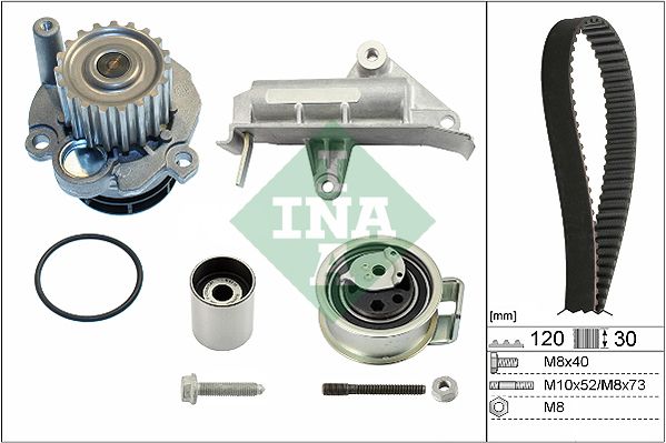 WILMINK GROUP Veepump + hammasrihmakomplekt WG1251382